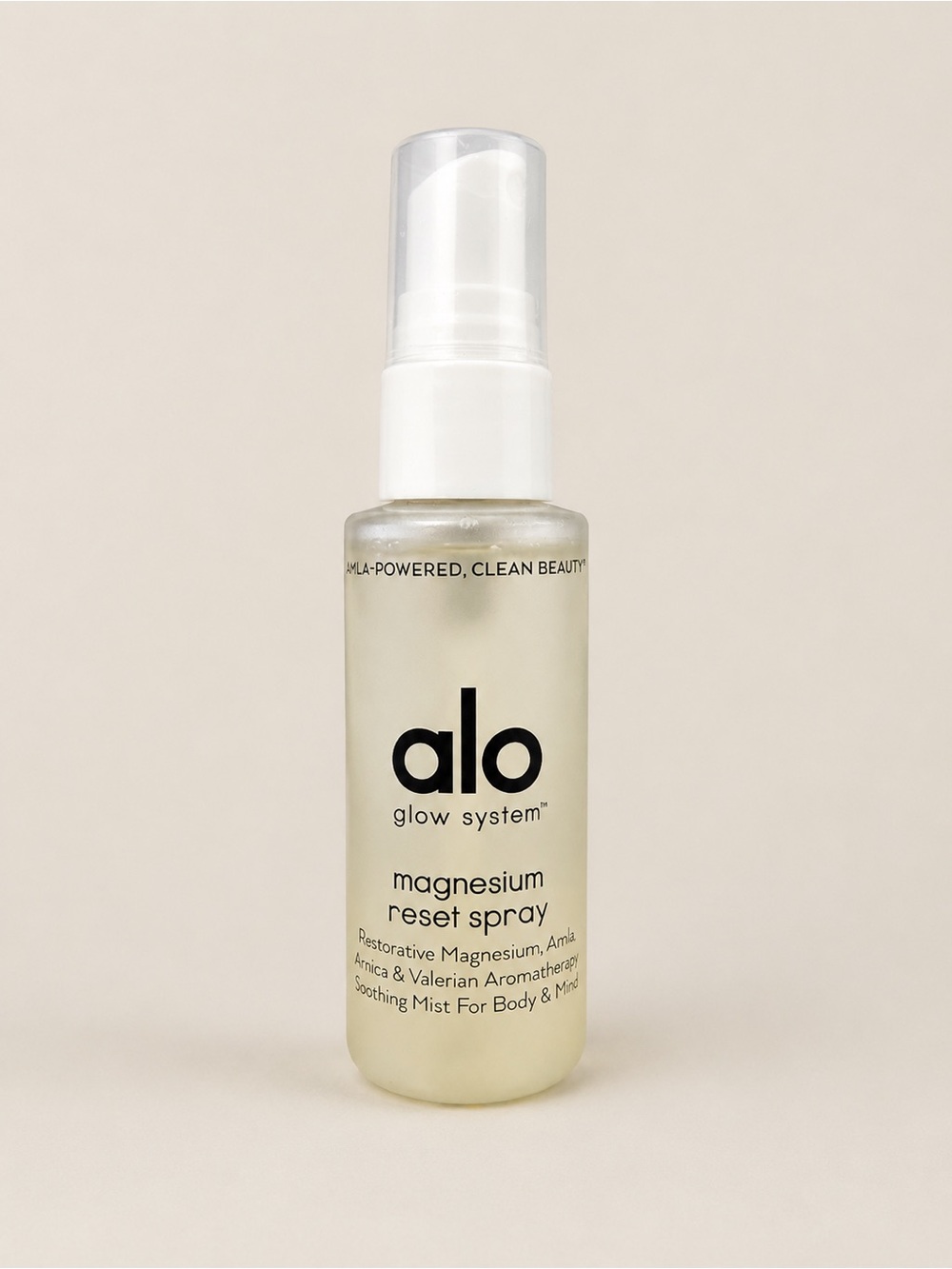 NWOT Alo Glow System Magnesium Reset Spray - Travel Size
